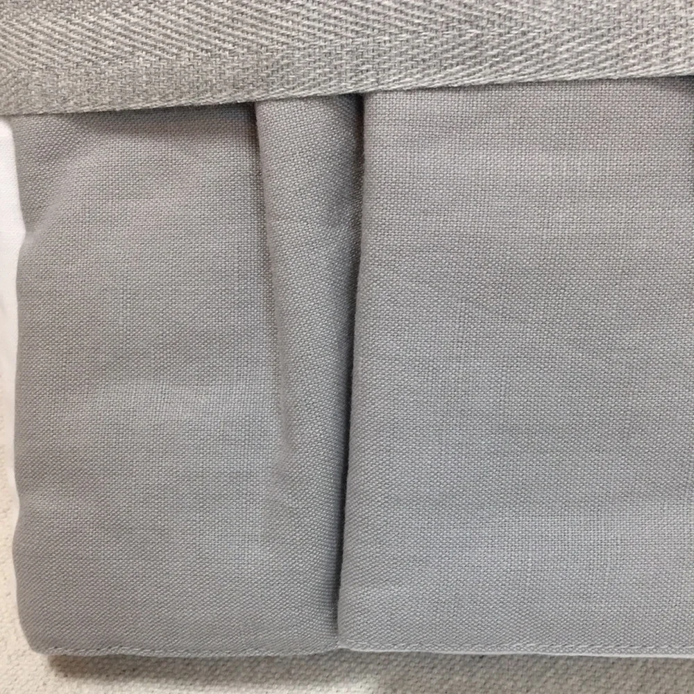 Crate & Barrel Linen Crib skirt crate & Kids